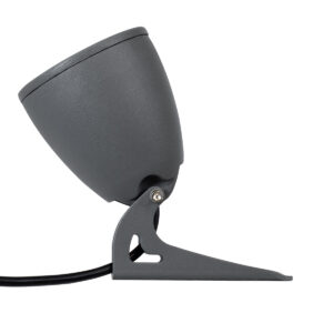 GloboStar® TREELIGHT-TREESPO 90471 Σποτ Φωτισμού Ειδικό για Φυτά – Δέντρα LED 12W 1260lm 15° DC 24V Αδιάβροχο IP67 Μ9 x Π11 x Υ9cm RGBW DMX512 – Γκρι Ανθρακί – 3 Years Warranty