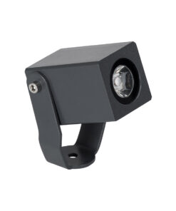 GloboStar® TREELIGHT-TREEMARO 90473 Σποτ Φωτισμού Ειδικό για Φυτά – Δέντρα LED 3W 345lm 8° DC 24V Αδιάβροχο IP67 Μ3.5 x Π6.4 x Υ10cm Φυσικό Λευκό 4500K – Γκρι Ανθρακί – 3 Years Warranty