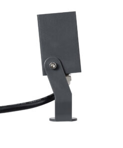 GloboStar® TREELIGHT-TREEMARO 90473 Σποτ Φωτισμού Ειδικό για Φυτά – Δέντρα LED 3W 345lm 8° DC 24V Αδιάβροχο IP67 Μ3.5 x Π6.4 x Υ10cm Φυσικό Λευκό 4500K – Γκρι Ανθρακί – 3 Years Warranty