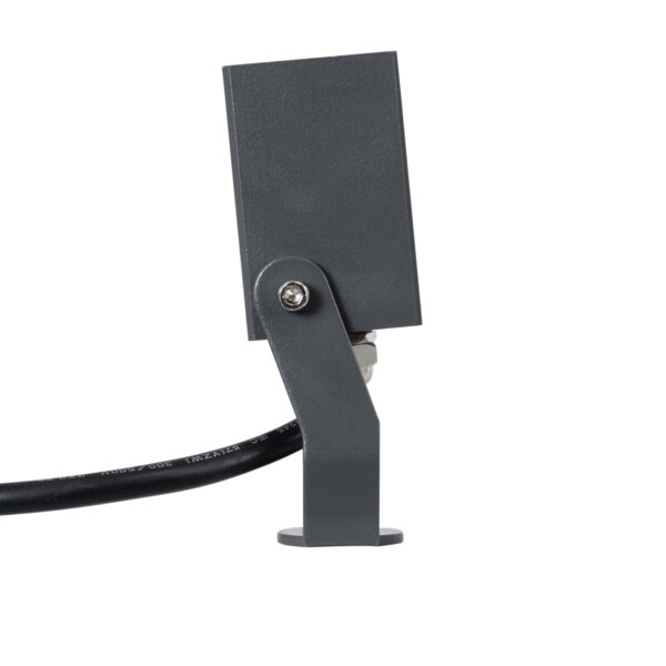 GloboStar® TREELIGHT-TREEMARO 90473 Σποτ Φωτισμού Ειδικό για Φυτά – Δέντρα LED 3W 345lm 8° DC 24V Αδιάβροχο IP67 Μ3.5 x Π6.4 x Υ10cm Φυσικό Λευκό 4500K – Γκρι Ανθρακί – 3 Years Warranty