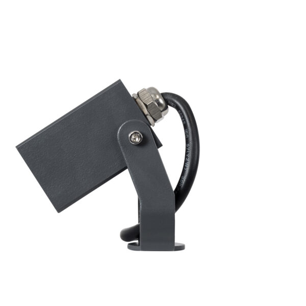 GloboStar® TREELIGHT-TREEMARO 90473 Σποτ Φωτισμού Ειδικό για Φυτά – Δέντρα LED 3W 345lm 8° DC 24V Αδιάβροχο IP67 Μ3.5 x Π6.4 x Υ10cm Φυσικό Λευκό 4500K – Γκρι Ανθρακί – 3 Years Warranty