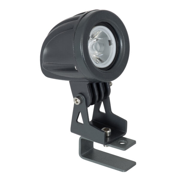 GloboStar® TREELIGHT-TREEDITA 90475 Σποτ Φωτισμού Ειδικό για Φυτά – Δέντρα LED 3W 345lm 8° DC 24V Αδιάβροχο IP67 Μ5.7 x Π6.5 x Υ9.8cm Φυσικό Λευκό 4500K – Γκρι Ανθρακί – 3 Years Warranty
