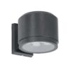 GloboStar® WALLLIGHT-GONA 90483 Φωτιστικό Τοίχου – Απλίκα LED 24W 2160lm 5° DC 24V Αδιάβροχο IP67 Μ13 x Π16.5 x Υ5cm Θερμό Λευκό 2700K – Γκρι Ανθρακί – 3 Years Warranty