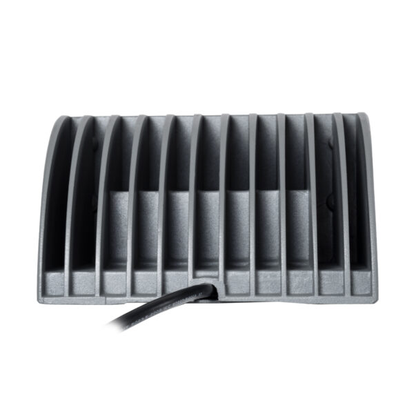 GloboStar® FLOOD-DENA 90485 Επιτοίχιος Προβολέας Wall Washer για Φωτισμό Κτιρίων – Απλίκα & Δαπέδου LED 16W 1440lm 5° DC 24V Αδιάβροχο IP67 Μ15.5 x Π13 x Υ9.1cm Θερμό Λευκό 2700K – Γκρι Ανθρακί – 3 Years Warranty