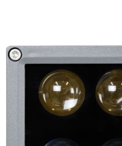 GloboStar® FLOOD-DENA 90486 Επιτοίχιος Προβολέας Wall Washer για Φωτισμό Κτιρίων – Απλίκα & Δαπέδου LED 16W 1520lm 5° DC 24V Αδιάβροχο IP67 Μ15.5 x Π13 x Υ9.1cm Φυσικό Λευκό 4500K – Γκρι Ανθρακί – 3 Years Warranty