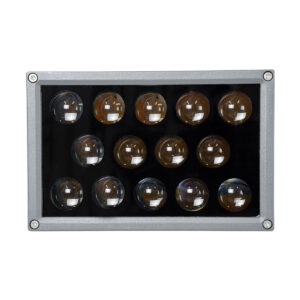 GloboStar® FLOOD-DENA 90487 Επιτοίχιος Προβολέας Wall Washer για Φωτισμό Κτιρίων – Απλίκα & Δαπέδου LED 30W 2700lm 5° DC 24V Αδιάβροχο IP67 Μ18.5 x Π13 x Υ12cm Θερμό Λευκό 2700K – Γκρι Ανθρακί – 3 Years Warranty