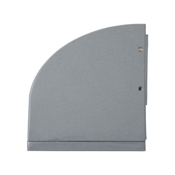 GloboStar® FLOOD-DENA 90487 Επιτοίχιος Προβολέας Wall Washer για Φωτισμό Κτιρίων – Απλίκα & Δαπέδου LED 30W 2700lm 5° DC 24V Αδιάβροχο IP67 Μ18.5 x Π13 x Υ12cm Θερμό Λευκό 2700K – Γκρι Ανθρακί – 3 Years Warranty