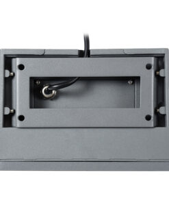 GloboStar® FLOOD-DENA 90487 Επιτοίχιος Προβολέας Wall Washer για Φωτισμό Κτιρίων – Απλίκα & Δαπέδου LED 30W 2700lm 5° DC 24V Αδιάβροχο IP67 Μ18.5 x Π13 x Υ12cm Θερμό Λευκό 2700K – Γκρι Ανθρακί – 3 Years Warranty