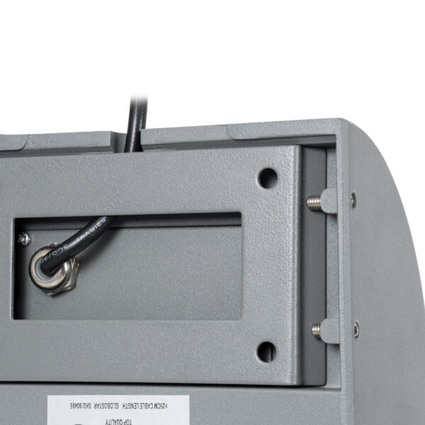 GloboStar® FLOOD-DENA 90487 Επιτοίχιος Προβολέας Wall Washer για Φωτισμό Κτιρίων – Απλίκα & Δαπέδου LED 30W 2700lm 5° DC 24V Αδιάβροχο IP67 Μ18.5 x Π13 x Υ12cm Θερμό Λευκό 2700K – Γκρι Ανθρακί – 3 Years Warranty