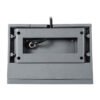 GloboStar® FLOOD-DENA 90488 Επιτοίχιος Προβολέας Wall Washer για Φωτισμό Κτιρίων – Απλίκα & Δαπέδου LED 30W 2850lm 5° DC 24V Αδιάβροχο IP67 Μ18.5 x Π13 x Υ12cm Φυσικό Λευκό 4500K – Γκρι Ανθρακί – 3 Years Warranty