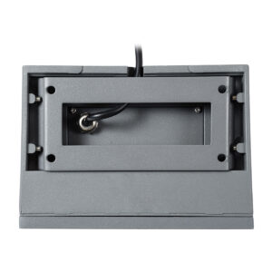 GloboStar® FLOOD-DENA 90488 Επιτοίχιος Προβολέας Wall Washer για Φωτισμό Κτιρίων – Απλίκα & Δαπέδου LED 30W 2850lm 5° DC 24V Αδιάβροχο IP67 Μ18.5 x Π13 x Υ12cm Φυσικό Λευκό 4500K – Γκρι Ανθρακί – 3 Years Warranty