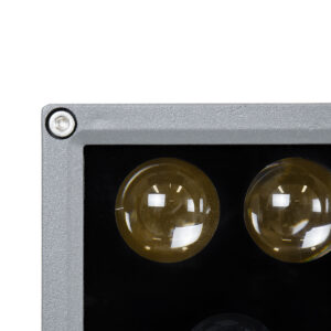 GloboStar® FLOOD-DENA 90488 Επιτοίχιος Προβολέας Wall Washer για Φωτισμό Κτιρίων – Απλίκα & Δαπέδου LED 30W 2850lm 5° DC 24V Αδιάβροχο IP67 Μ18.5 x Π13 x Υ12cm Φυσικό Λευκό 4500K – Γκρι Ανθρακί – 3 Years Warranty