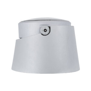 GloboStar® FLOOD-RANA 90489 Κινούμενος Προβολέας – Σποτ Φωτισμού Wall Washer για Φωτισμό Κτιρίων LED 36W 3240lm 5° DC 24V Αδιάβροχο IP67 Φ26.5 x Υ20cm Θερμό Λευκό 2700K – Γκρι – 3 Χρόνια Εγγύηση