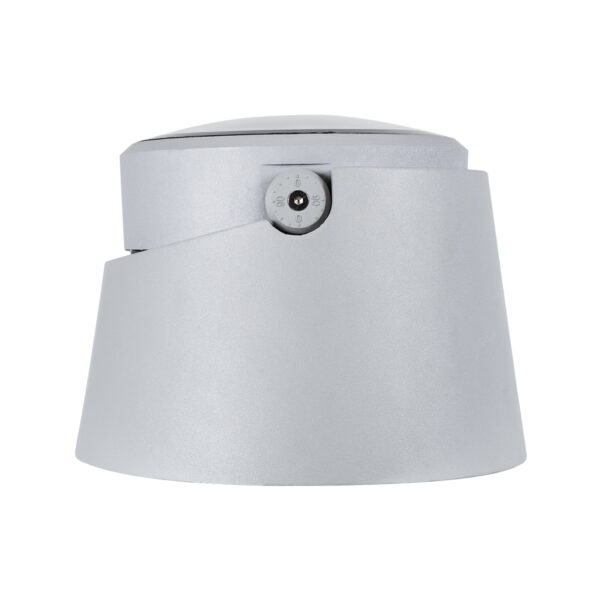 GloboStar® FLOOD-RANA 90489 Κινούμενος Προβολέας – Σποτ Φωτισμού Wall Washer για Φωτισμό Κτιρίων LED 36W 3240lm 5° DC 24V Αδιάβροχο IP67 Φ26.5 x Υ20cm Θερμό Λευκό 2700K – Γκρι – 3 Χρόνια Εγγύηση
