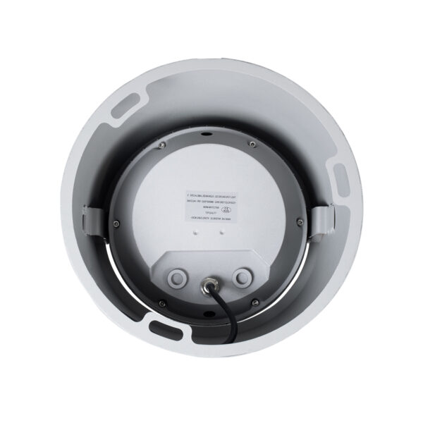 GloboStar® FLOOD-RANA 90489 Κινούμενος Προβολέας – Σποτ Φωτισμού Wall Washer για Φωτισμό Κτιρίων LED 36W 3240lm 5° DC 24V Αδιάβροχο IP67 Φ26.5 x Υ20cm Θερμό Λευκό 2700K – Γκρι – 3 Χρόνια Εγγύηση
