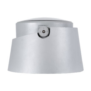 GloboStar® FLOOD-RANA 90491 Κινούμενος Προβολέας – Σποτ Φωτισμού Wall Washer για Φωτισμό Κτιρίων LED 60W 5400lm 5° DC 24V Αδιάβροχο IP67 Φ30 x Υ21cm Θερμό Λευκό 2700K – Γκρι – 3 Years Warranty