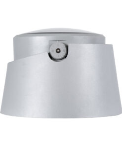 GloboStar® FLOOD-RANA 90492 Κινούμενος Προβολέας – Σποτ Φωτισμού Wall Washer για Φωτισμό Κτιρίων LED 60W 5700lm 5° DC 24V Αδιάβροχο IP67 Φ30 x Υ21cm Φυσικό Λευκό 4500K – Γκρι – 3 Years Warranty