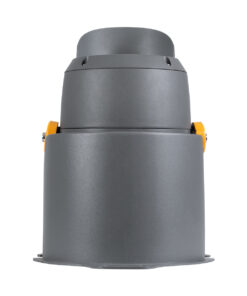 GloboStar® FLOOD-SIMA 90493 Κινούμενος Προβολέας – Σποτ Φωτισμού Wall Washer με Αντιθαμβωτική Γρίλια για Φωτισμό Κτιρίων LED 24W 2160lm 30° DC 24V Αδιάβροχο IP67 Μ14.5 x Π24.2 x Υ22.5cm Θερμό Λευκό 2700K – Γκρι Ανθρακί – 3 Years Warranty