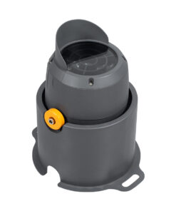 GloboStar® FLOOD-SIMA 90494 Κινούμενος Προβολέας – Σποτ Φωτισμού Wall Washer με Αντιθαμβωτική Γρίλια για Φωτισμό Κτιρίων LED 24W 2040lm 30° DC 24V Αδιάβροχο IP67 Μ14.5 x Π24.2 x Υ22.5cm RGBW DMX512 – Γκρι Ανθρακί – 3 Years Warranty