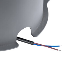 GloboStar® FLOOD-SIMA 90495 Κινούμενος Προβολέας – Σποτ Φωτισμού Wall Washer με Αντιθαμβωτική Γρίλια για Φωτισμό Κτιρίων LED 36W 3240lm 30° DC 24V Αδιάβροχο IP67 Μ21 x Π26 x Υ27cm Θερμό Λευκό 2700K – Γκρι Ανθρακί – 3 Years Warranty