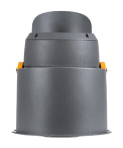 GloboStar® FLOOD-SIMA 90495 Κινούμενος Προβολέας – Σποτ Φωτισμού Wall Washer με Αντιθαμβωτική Γρίλια για Φωτισμό Κτιρίων LED 36W 3240lm 30° DC 24V Αδιάβροχο IP67 Μ21 x Π26 x Υ27cm Θερμό Λευκό 2700K – Γκρι Ανθρακί – 3 Years Warranty