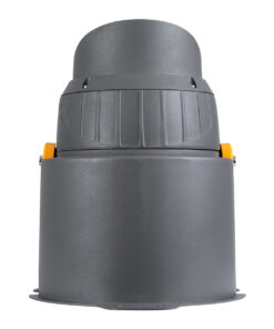 GloboStar® FLOOD-SIMA 90495 Κινούμενος Προβολέας – Σποτ Φωτισμού Wall Washer με Αντιθαμβωτική Γρίλια για Φωτισμό Κτιρίων LED 36W 3240lm 30° DC 24V Αδιάβροχο IP67 Μ21 x Π26 x Υ27cm Θερμό Λευκό 2700K – Γκρι Ανθρακί – 3 Years Warranty