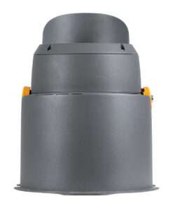 GloboStar® FLOOD-SIMA 90496 Κινούμενος Προβολέας – Σποτ Φωτισμού Wall Washer με Αντιθαμβωτική Γρίλια για Φωτισμό Κτιρίων LED 36W 3060lm 30° DC 24V Αδιάβροχο IP67 Μ21 x Π26 x Υ27cm RGBW DMX512 – Γκρι Ανθρακί – 3 Years Warranty