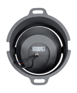 GloboStar® FLOOD-SIMA 90497 Κινούμενος Προβολέας – Σποτ Φωτισμού Wall Washer με Αντιθαμβωτική Γρίλια για Φωτισμό Κτιρίων LED 60W 5400lm 30° DC 24V Αδιάβροχο IP67 Μ29 x Π24 x Υ28.5cm Θερμό Λευκό 2700K – Γκρι Ανθρακί – 3 Years Warranty