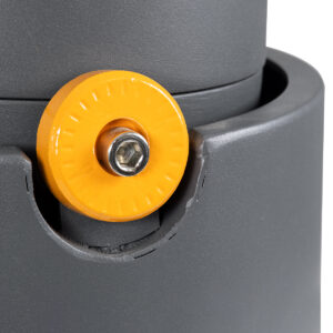 GloboStar® FLOOD-SIMA 90497 Κινούμενος Προβολέας – Σποτ Φωτισμού Wall Washer με Αντιθαμβωτική Γρίλια για Φωτισμό Κτιρίων LED 60W 5400lm 30° DC 24V Αδιάβροχο IP67 Μ29 x Π24 x Υ28.5cm Θερμό Λευκό 2700K – Γκρι Ανθρακί – 3 Years Warranty