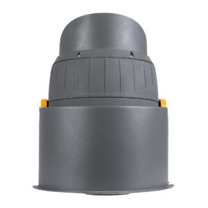 GloboStar® FLOOD-SIMA 90498 Κινούμενος Προβολέας – Σποτ Φωτισμού Wall Washer με Αντιθαμβωτική Γρίλια για Φωτισμό Κτιρίων LED 60W 5100lm 30° DC 24V Αδιάβροχο IP67 Μ29 x Π24 x Υ28.5cm RGBW DMX512 – Γκρι Ανθρακί – 3 Years Warranty