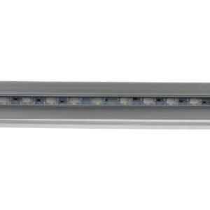 GloboStar® WASHER-PLEXI 90499 Μπάρα Φωτισμού Wall Washer LED 12W 1020lm 15° DC 24V Αδιάβροχο IP65 με Plexiglass Μοριακού Φωτισμού Μ100 x Π3.3 x Υ100cm Πολύχρωμο RGBW DMX512 – Γκρι Ανθρακί – 3 Χρόνια Εγγύηση