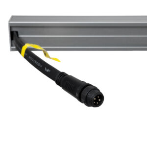 GloboStar® WASHER-PLEXI 90499 Μπάρα Φωτισμού Wall Washer LED 12W 1020lm 15° DC 24V Αδιάβροχο IP65 με Plexiglass Μοριακού Φωτισμού Μ100 x Π3.3 x Υ100cm Πολύχρωμο RGBW DMX512 – Γκρι Ανθρακί – 3 Χρόνια Εγγύηση