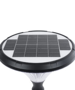 GloboStar® SOLARIOS 90502 Professional LED Solar Urban Park Light Αυτόνομο Ηλιακό Φωτιστικό Πλατείας – Πάρκου – Κήπου 40W 550lm 120° με Ενσωματωμένο Φωτοβολταϊκό Panel 6V 12W & Επαναφορτιζόμενη Μπαταρία Li-ion 3.2V 15000mAh με Αισθητήρα Ημέρας-Νύχτας – Αδιάβροχο IP65 Φ54 x Υ45cm Ψυχρό Λευκό 6000K – 2 Χρόνια Εγγύηση
