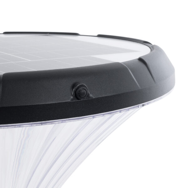 GloboStar® SOLARIOS 90502 Professional LED Solar Urban Park Light Αυτόνομο Ηλιακό Φωτιστικό Πλατείας – Πάρκου – Κήπου 40W 550lm 120° με Ενσωματωμένο Φωτοβολταϊκό Panel 6V 12W & Επαναφορτιζόμενη Μπαταρία Li-ion 3.2V 15000mAh με Αισθητήρα Ημέρας-Νύχτας – Αδιάβροχο IP65 Φ54 x Υ45cm Ψυχρό Λευκό 6000K – 2 Χρόνια Εγγύηση