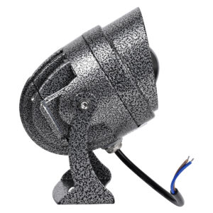 GloboStar® SPOT-XENIA 90509 Σποτ Φωτισμου Wall Washer LED 16W 1600lm 3° DC 24V Αδιάβροχο IP65 Φ9 x Υ12cm Ψυχρό Λευκό 6000K – Σφυρήλατο Γκρι – 3 Years Warranty