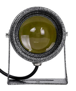 GloboStar® SPOT-XENIA 90509 Σποτ Φωτισμου Wall Washer LED 16W 1600lm 3° DC 24V Αδιάβροχο IP65 Φ9 x Υ12cm Ψυχρό Λευκό 6000K – Σφυρήλατο Γκρι – 3 Years Warranty