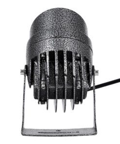 GloboStar® SPOT-XENIA 90509 Σποτ Φωτισμου Wall Washer LED 16W 1600lm 3° DC 24V Αδιάβροχο IP65 Φ9 x Υ12cm Ψυχρό Λευκό 6000K – Σφυρήλατο Γκρι – 3 Years Warranty