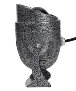 GloboStar® SPOT-XENIA 90509 Σποτ Φωτισμου Wall Washer LED 16W 1600lm 3° DC 24V Αδιάβροχο IP65 Φ9 x Υ12cm Ψυχρό Λευκό 6000K – Σφυρήλατο Γκρι – 3 Years Warranty