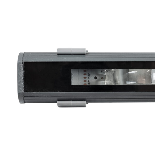 GloboStar® WINDOW-BARI 90513 Αρχιτεκτονικό Φωτιστικό Ανάδειξης Παραθύρων & Θυρών – Window & Door Light LED 12W 1020lm 8×180° DC 24V Αδιάβροχο IP65 Μ30 x Π4 x Υ3.5cm RGBW DMX512 – Γκρι Ανθρακί – 3 Χρόνια Εγγύηση