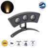 GloboStar® TREELIGHT-PLANTE 90515 Κυρτή Μπάρα Φωτισμού Wall Washer Ειδική για Φυτά – Δέντρα LED 3W 270lm 15° DC 24V Αδιάβροχο IP67 Μ11 x Π3 x Υ8.2cm Θερμό Λευκό 2700K – Γκρι Ανθρακί – 3 Years Warranty