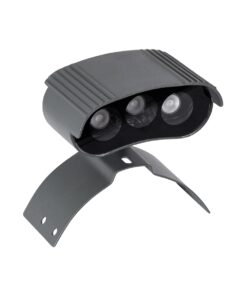 GloboStar® TREELIGHT-PLANTE 90518 Κυρτή Μπάρα Φωτισμού Wall Washer με Αντιθαμβωτική Γρίλια Ειδική για Φυτά – Δέντρα LED 3W 255lm 15° DC 24V Αδιάβροχο IP67 Μ11 x Π8.5 x Υ11cm RGBW DMX512 – Γκρι Ανθρακί – 3 Years Warranty