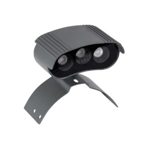 GloboStar® TREELIGHT-PLANTE 90518 Κυρτή Μπάρα Φωτισμού Wall Washer με Αντιθαμβωτική Γρίλια Ειδική για Φυτά – Δέντρα LED 3W 255lm 15° DC 24V Αδιάβροχο IP67 Μ11 x Π8.5 x Υ11cm RGBW DMX512 – Γκρι Ανθρακί – 3 Years Warranty