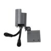 GloboStar® TREELIGHT-PLANTE 90518 Κυρτή Μπάρα Φωτισμού Wall Washer με Αντιθαμβωτική Γρίλια Ειδική για Φυτά – Δέντρα LED 3W 255lm 15° DC 24V Αδιάβροχο IP67 Μ11 x Π8.5 x Υ11cm RGBW DMX512 – Γκρι Ανθρακί – 3 Years Warranty