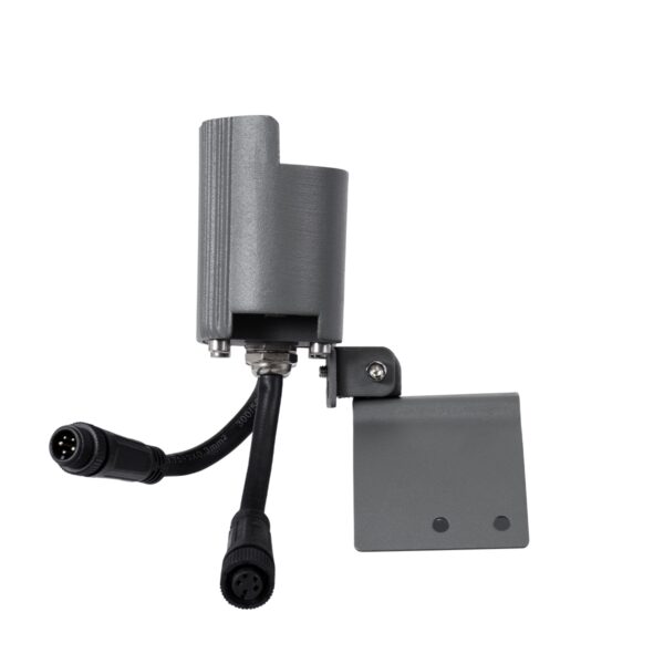 GloboStar® TREELIGHT-PLANTE 90518 Κυρτή Μπάρα Φωτισμού Wall Washer με Αντιθαμβωτική Γρίλια Ειδική για Φυτά – Δέντρα LED 3W 255lm 15° DC 24V Αδιάβροχο IP67 Μ11 x Π8.5 x Υ11cm RGBW DMX512 – Γκρι Ανθρακί – 3 Years Warranty