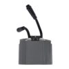 GloboStar® TREELIGHT-PLANTE 90518 Κυρτή Μπάρα Φωτισμού Wall Washer με Αντιθαμβωτική Γρίλια Ειδική για Φυτά – Δέντρα LED 3W 255lm 15° DC 24V Αδιάβροχο IP67 Μ11 x Π8.5 x Υ11cm RGBW DMX512 – Γκρι Ανθρακί – 3 Years Warranty