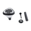 GloboStar® SOLARMIS 90521 LED Solar Bollard Light Κολωνάκι Κήπου Εξωτερικού Χώρου 10W 180lm 120° με Ενσωματωμένο Φωτοβολταϊκό Panel 6V 5W & Επαναφορτιζόμενη Μπαταρία Li-ion 3.2V 6000mAh με Αισθητήρα Ημέρας-Νύχτας – Αδιάβροχο IP65 Φ26 x Υ60cm Ψυχρό Λευκό 6000K – 2 Χρόνια Εγγύηση