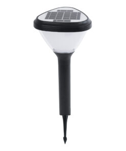 GloboStar® SOLARMIS 90521 LED Solar Bollard Light Κολωνάκι Κήπου Εξωτερικού Χώρου 10W 180lm 120° με Ενσωματωμένο Φωτοβολταϊκό Panel 6V 5W & Επαναφορτιζόμενη Μπαταρία Li-ion 3.2V 6000mAh με Αισθητήρα Ημέρας-Νύχτας – Αδιάβροχο IP65 Φ26 x Υ60cm Ψυχρό Λευκό 6000K – 2 Χρόνια Εγγύηση
