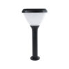 GloboStar® SOLARMIS 90521 LED Solar Bollard Light Κολωνάκι Κήπου Εξωτερικού Χώρου 10W 180lm 120° με Ενσωματωμένο Φωτοβολταϊκό Panel 6V 5W & Επαναφορτιζόμενη Μπαταρία Li-ion 3.2V 6000mAh με Αισθητήρα Ημέρας-Νύχτας – Αδιάβροχο IP65 Φ26 x Υ60cm Ψυχρό Λευκό 6000K – 2 Χρόνια Εγγύηση
