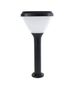GloboStar® SOLARMIS 90521 LED Solar Bollard Light Κολωνάκι Κήπου Εξωτερικού Χώρου 10W 180lm 120° με Ενσωματωμένο Φωτοβολταϊκό Panel 6V 5W & Επαναφορτιζόμενη Μπαταρία Li-ion 3.2V 6000mAh με Αισθητήρα Ημέρας-Νύχτας – Αδιάβροχο IP65 Φ26 x Υ60cm Ψυχρό Λευκό 6000K – 2 Χρόνια Εγγύηση