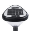 GloboStar® SOLARMIS 90521 LED Solar Bollard Light Κολωνάκι Κήπου Εξωτερικού Χώρου 10W 180lm 120° με Ενσωματωμένο Φωτοβολταϊκό Panel 6V 5W & Επαναφορτιζόμενη Μπαταρία Li-ion 3.2V 6000mAh με Αισθητήρα Ημέρας-Νύχτας – Αδιάβροχο IP65 Φ26 x Υ60cm Ψυχρό Λευκό 6000K – 2 Χρόνια Εγγύηση